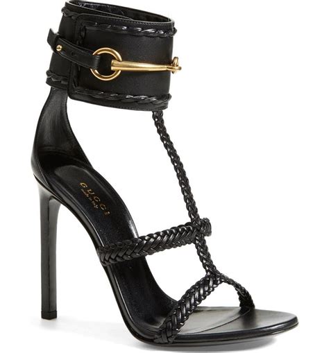 gucci strappy heel|gucci ursula braided sandal.